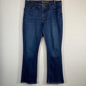 Levi's Demi Curve Mid Rise Boot Cut Dark Wash Jean